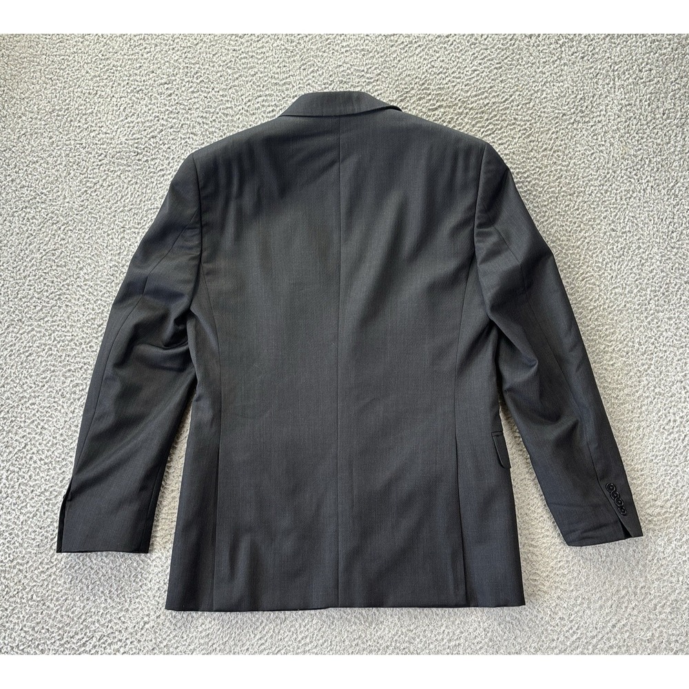 John Varvatos Loft Blazer Mens 38R Dark Gray Blend Blazer Sports Coat Jacket - Picture 15 of 16